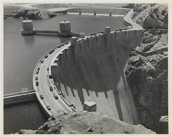 (BOULDER DAM--HOOVER DAM) A selection of 12 photographs of the Boulder Dam and its power house on the Arizona and Nevada border.